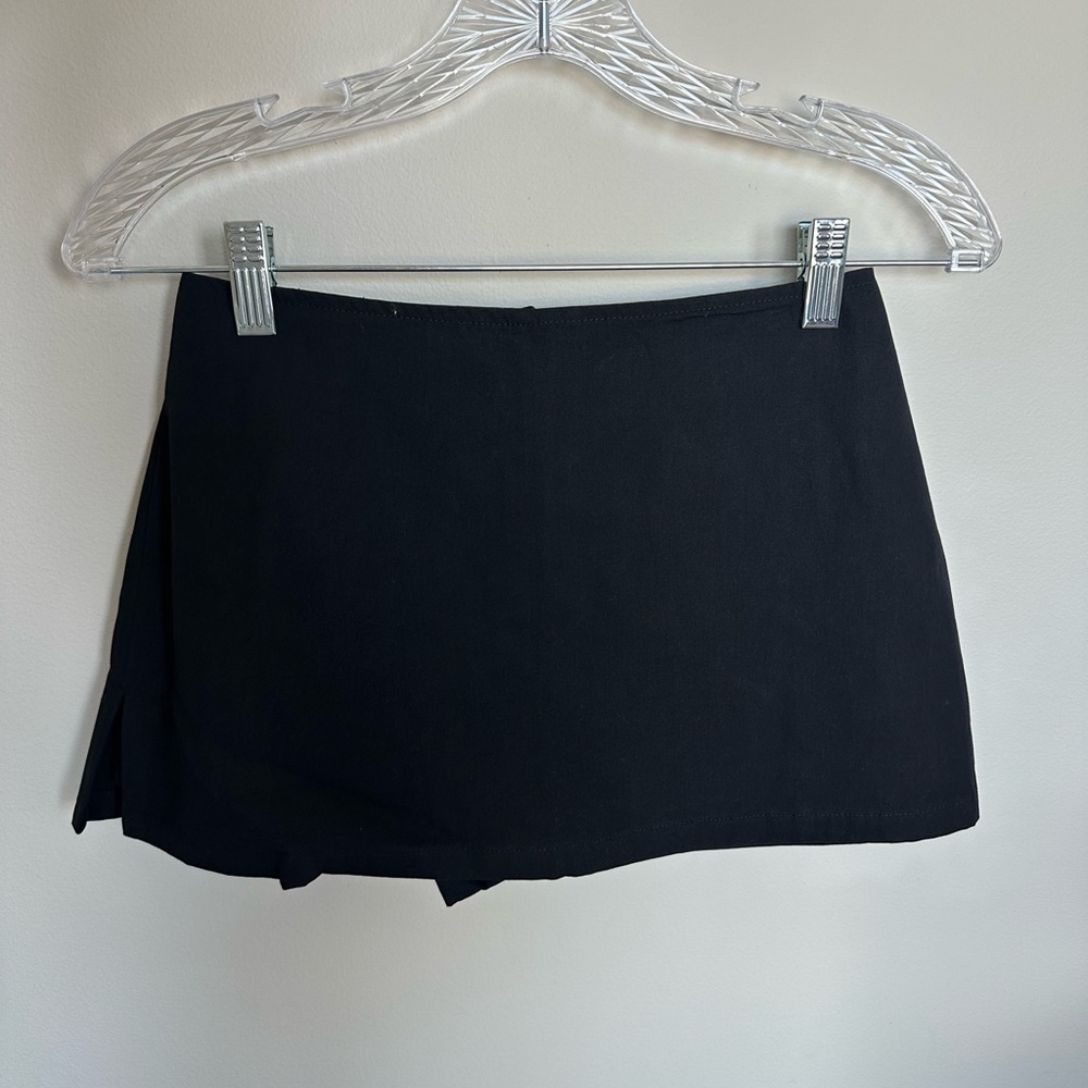 Black Mini Skort